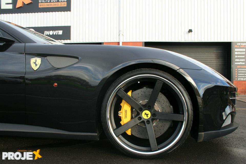 Giovanna Mecca Black 22 on Ferrari FF